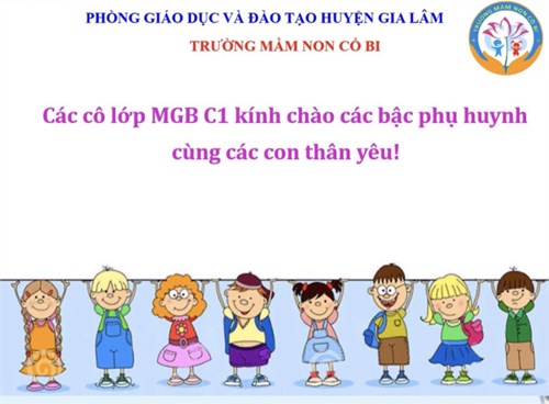 Giới thiệu lớp mẫu giáo bé C1